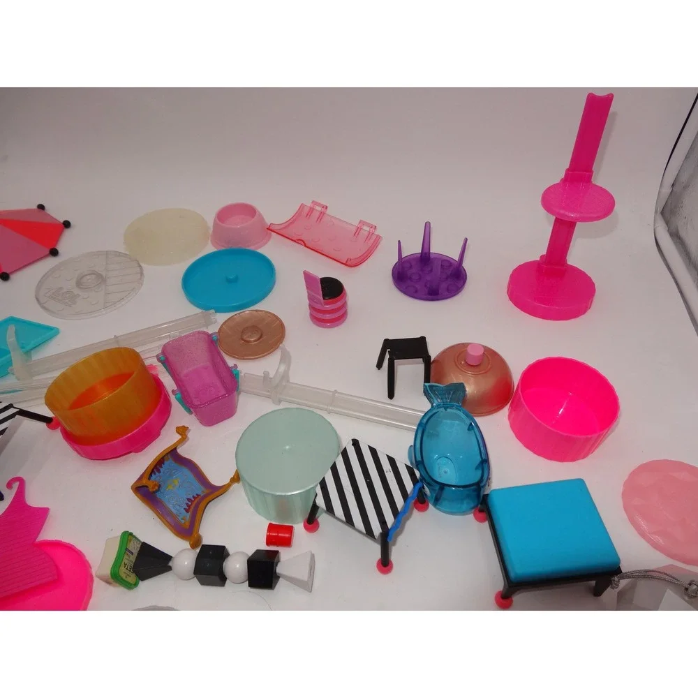 LOL Surprise Doll Furniture and Accessories Mixed Lot Multicolor Plastic Playset